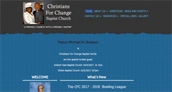 Desktop Screenshot of christiansforchangebaptist.org